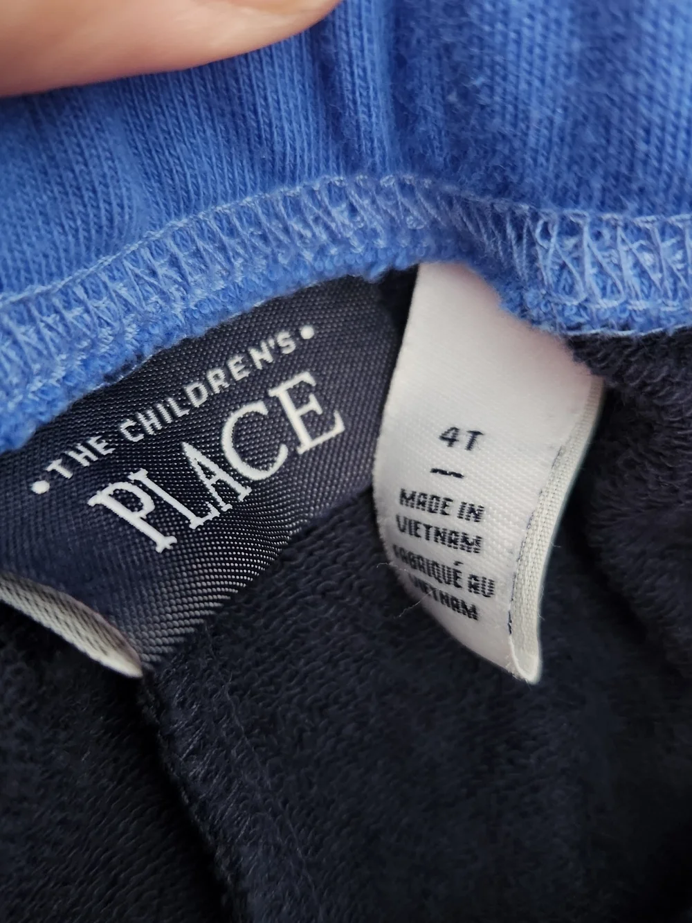 The Children's Place 4 Piece Navy and Blue Pull-On Short Set
